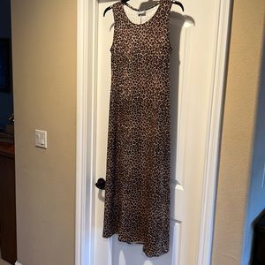 Leopard Velvet Dress